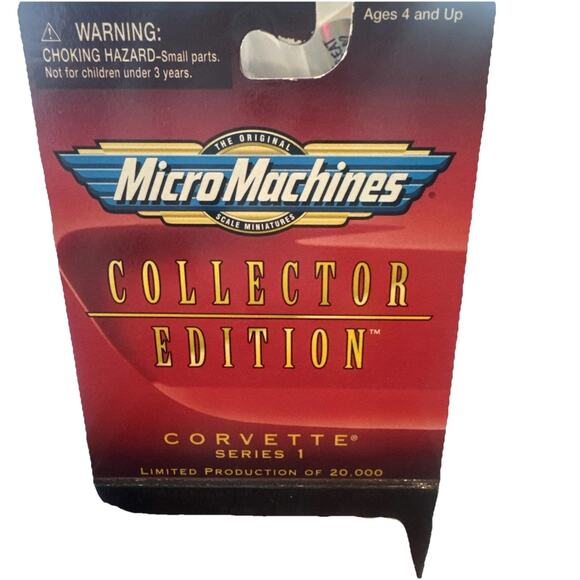 1998 Micro Machines Collector Edition Corvette Series 1 1998 Convertible misb - Picture 2 of 6